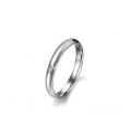 Bague monochrome Fashinalble, bague en argent signifiante